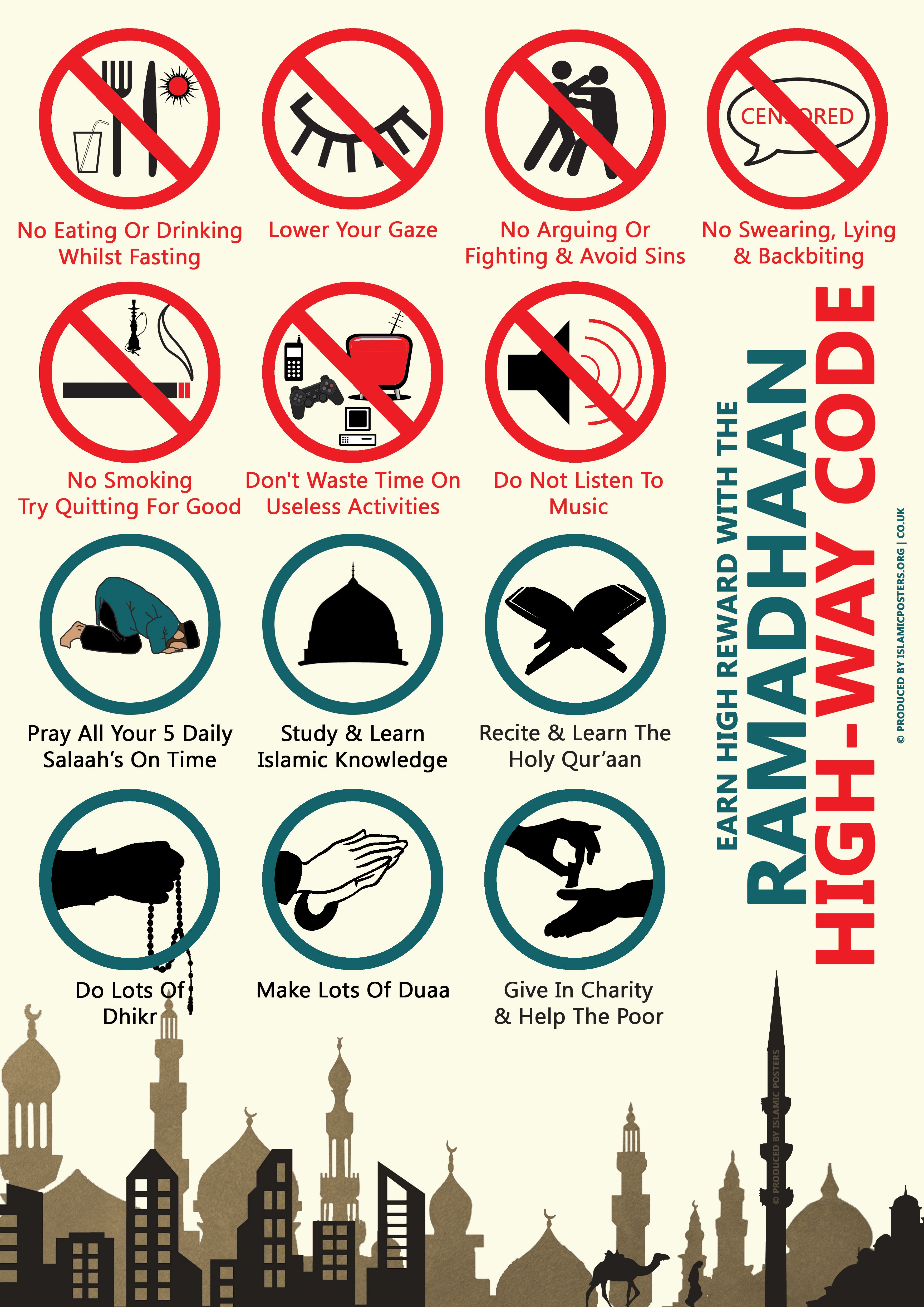 RAMADAN DO & DONT'S GUIDE